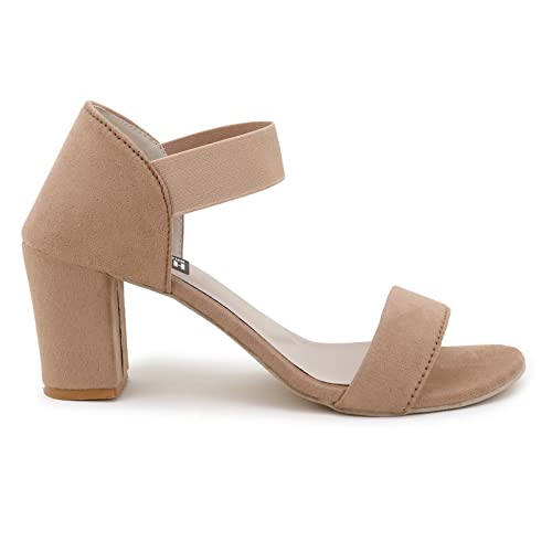 Hestiva Women's Stylish Heeled Sandals | Trendy Footwear for Girls & Ladies | Party Wear Heels