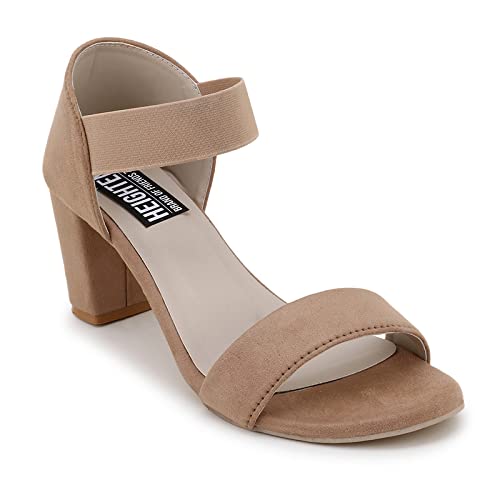 Hestiva Women's Stylish Heeled Sandals | Trendy Footwear for Girls & Ladies | Party Wear Heels