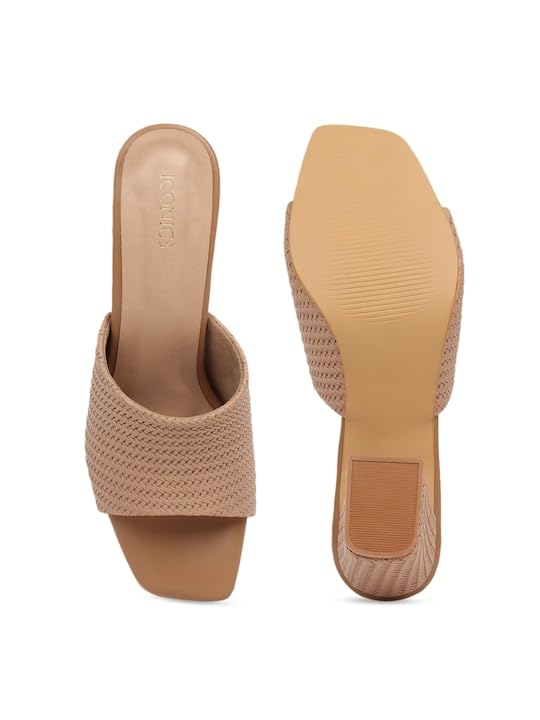 Insolia Women's Comfy Block Heel Round-Toe Slip-On Shoes for Office, Daily & Casual Wear