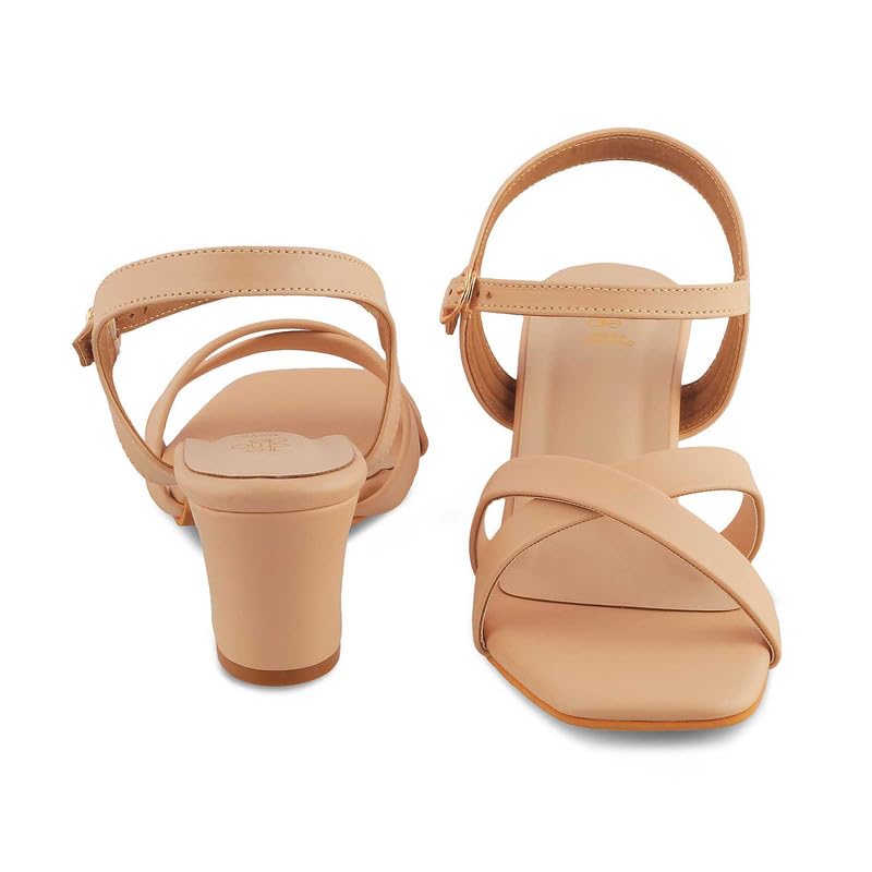 Trenzora Women's Elegant Dress Block Heel Sandals – Stylish & Comfortable Footwear for All-Day Wear