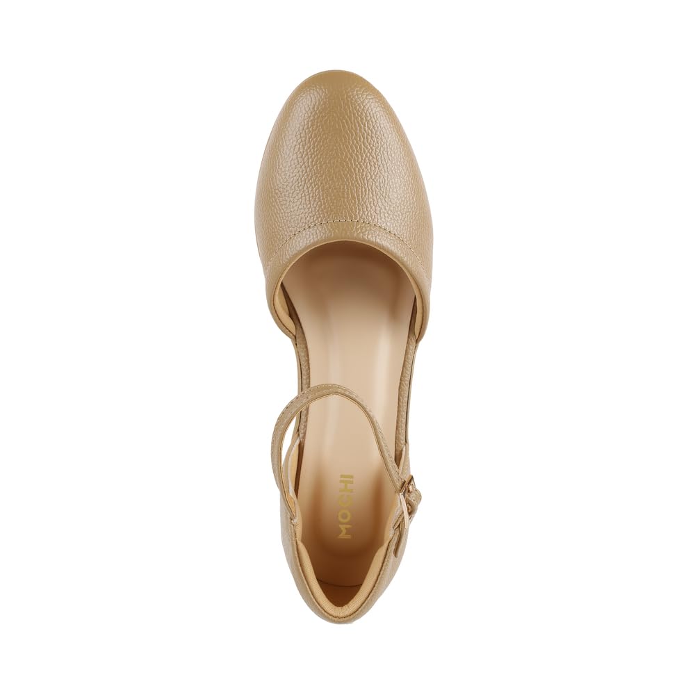 Mirelle Women’s Stylish Block Heel D’orsay Sandals for Casual & Party Wear – Elegant Design and Comfortable Fit