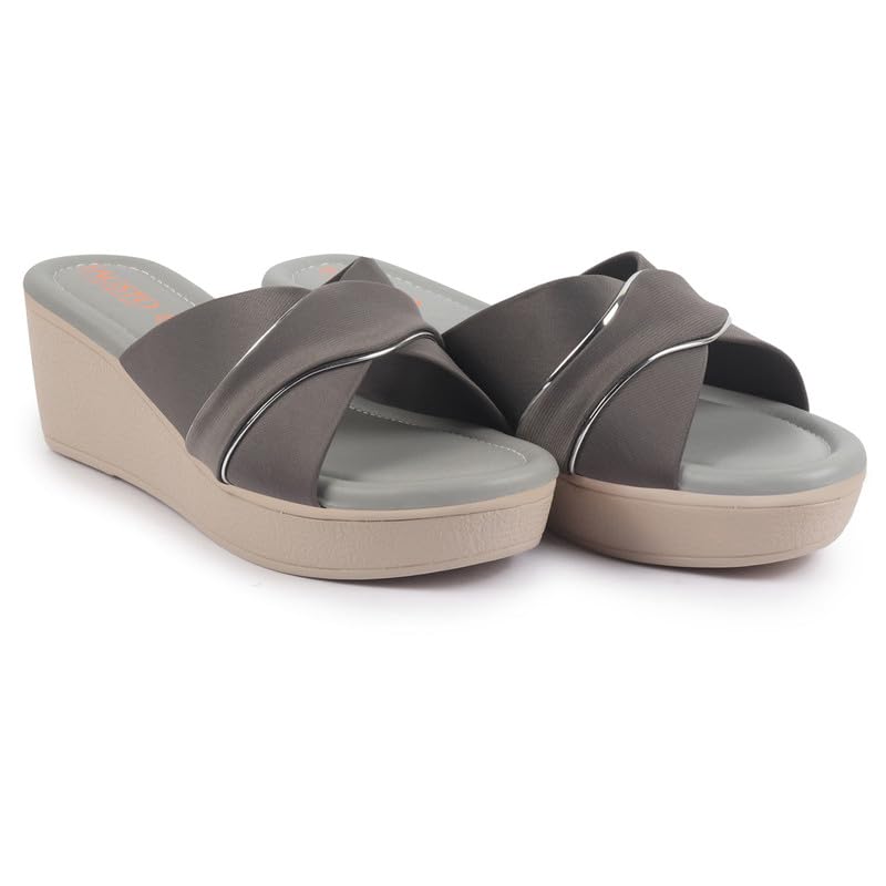 FAYNTO Stylish Wedge Heel Sandals for Women – Elegant, Comfortable Footwear for Casual & Party Wear