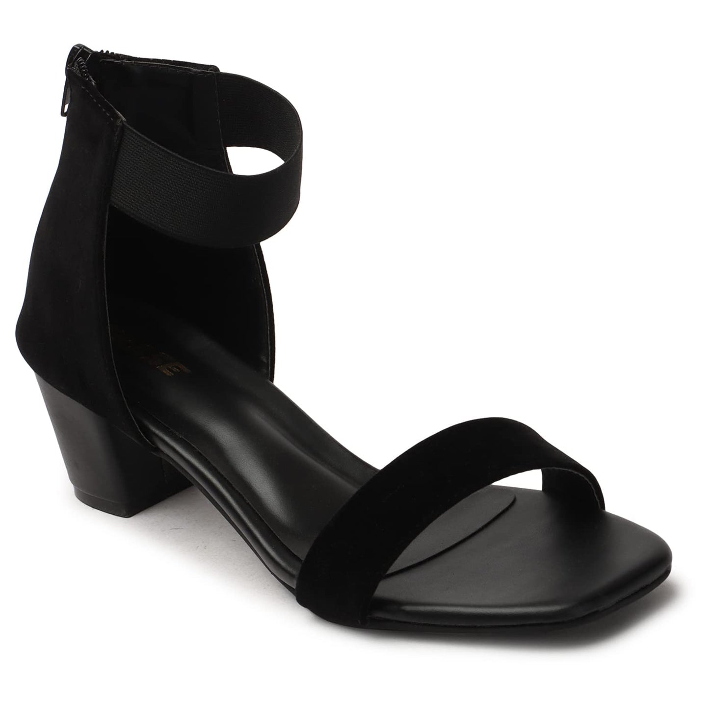 Trenzia Stylish Block Heel Sandals with Ankle Strap for Women & Girls
