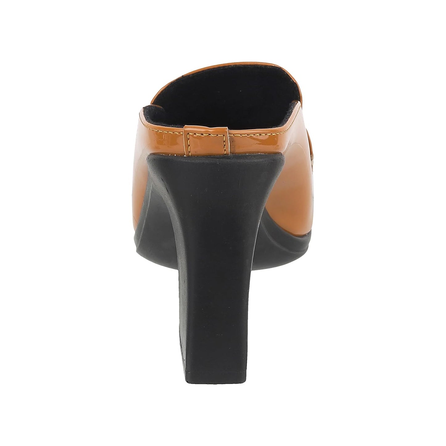 Casmira Women's Stylish Block Heel Mules – Elegant Open-Toe Slip-Ons