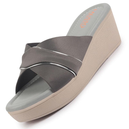 FAYNTO Stylish Wedge Heel Sandals for Women – Elegant, Comfortable Footwear for Casual & Party Wear