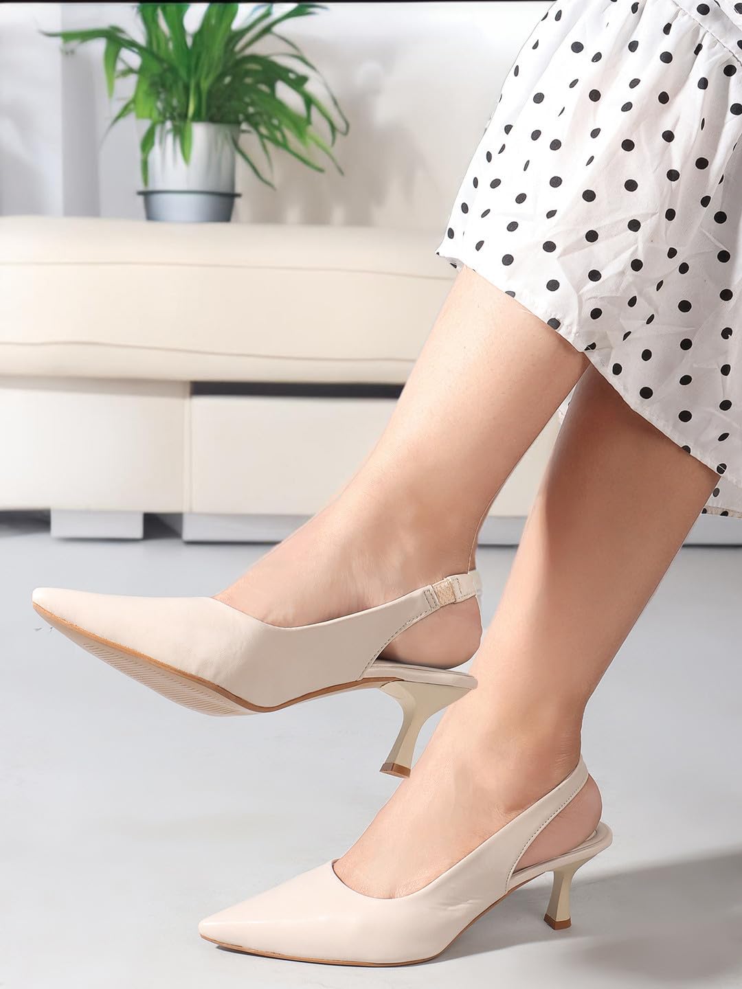 Coralis Luxe Women's Elegant Backstrap Sandals – Perfect for Casual Outings, Parties & Formal Looks with Stiletto Heels