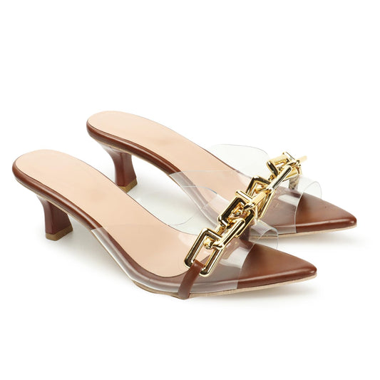 Aurelia Vogue Women's Stylish Block Heel Sandals | Trendy Daily Wear Heels