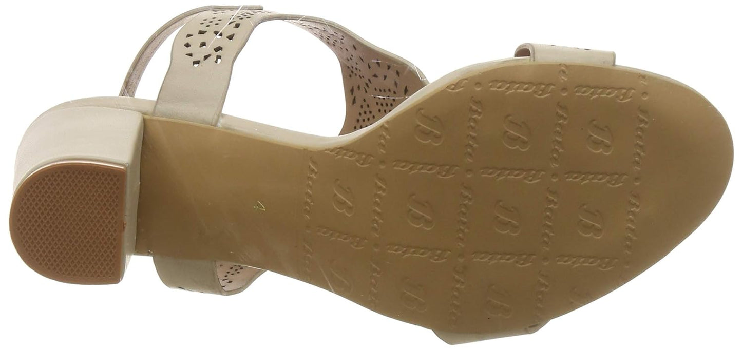 Belsia Women’s Elegant Block Heel Slip-On Flats