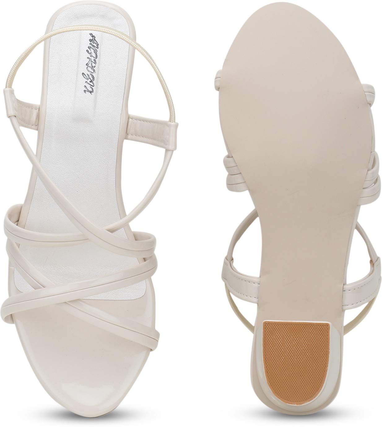MirellaKnot trendy casual heel sandals for women and girls – stylish, comfortable, and perfect for everyday wear