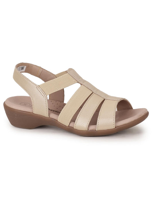 Honey Pebble Women's Crady Open-Toe Comfort Sandals with Soft Footbed and Casual Everyday Style