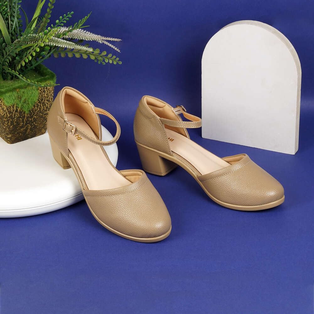 Mirelle Women’s Stylish Block Heel D’orsay Sandals for Casual & Party Wear – Elegant Design and Comfortable Fit