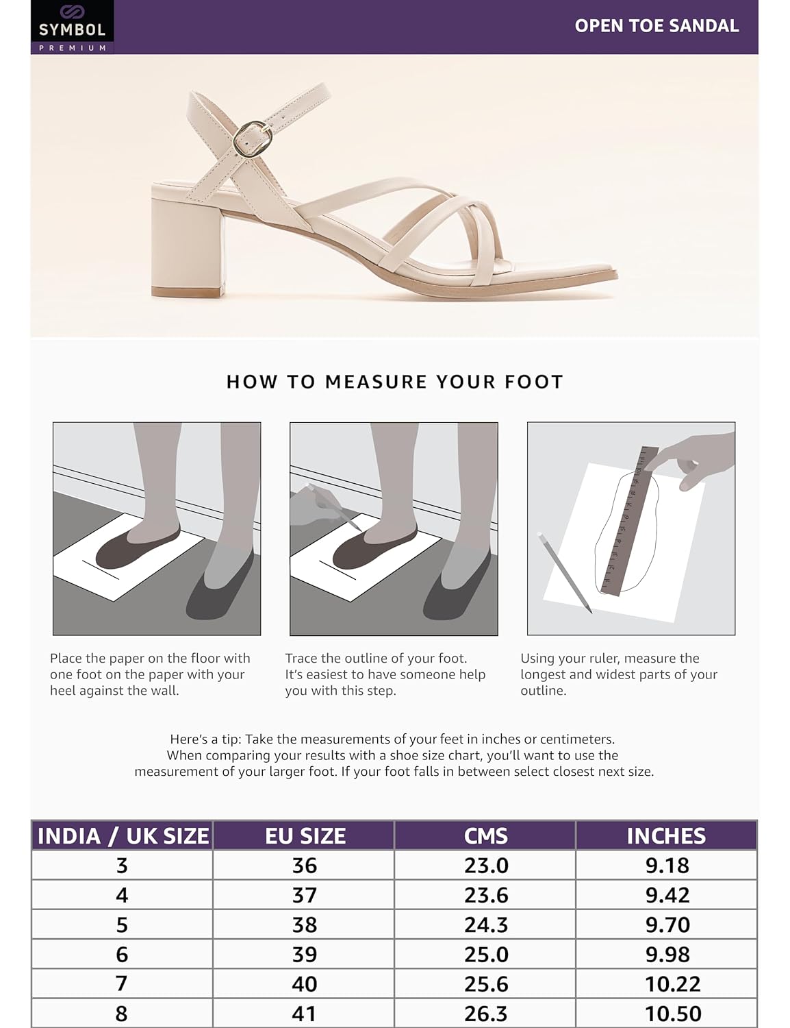 Syphoria Premium Women's 'Desk to Dinner' Open Toe Sandals with Ortholite Comfort Insole and Elegant Stylish Heels