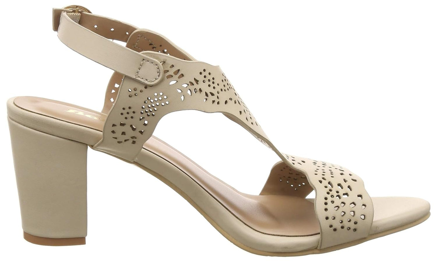 Belsia Women’s Elegant Block Heel Slip-On Flats
