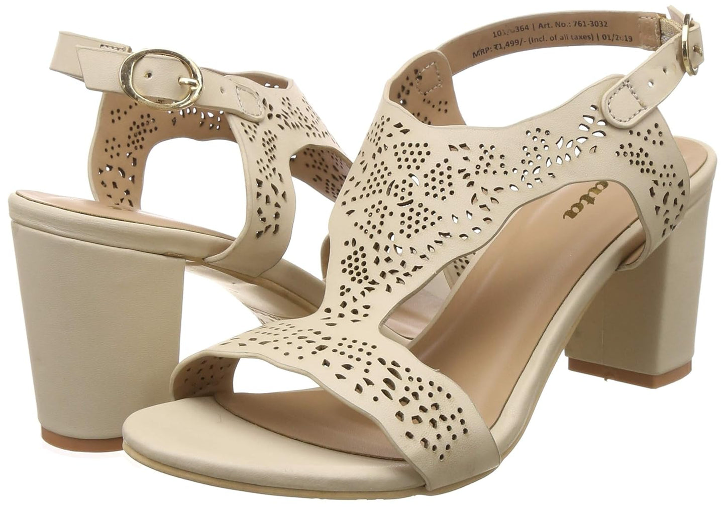 Belsia Women’s Elegant Block Heel Slip-On Flats