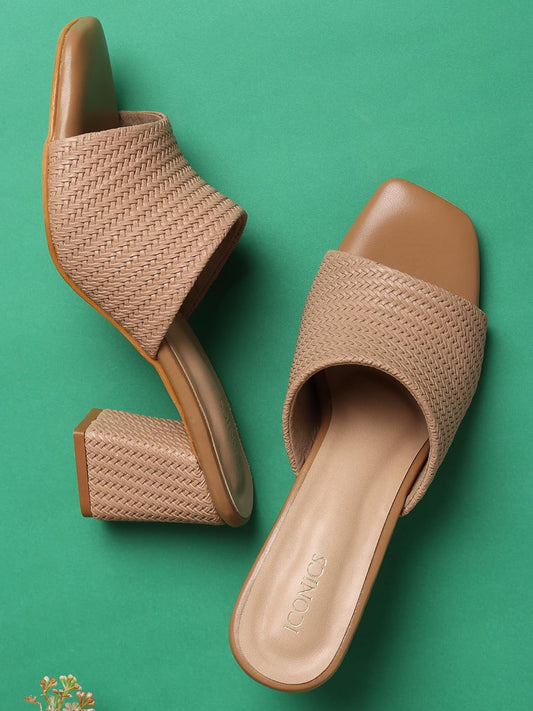 Insolia Women's Comfy Block Heel Round-Toe Slip-On Shoes for Office, Daily & Casual Wear