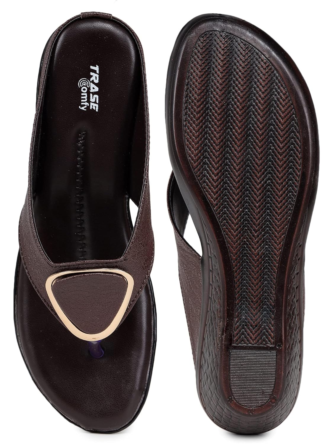 TARVIA Women's Faux Leather Wedges | 2-Inch Heel Sandals for Casual & Formal Wear | Comfy, Trendy & Stylish Footwear